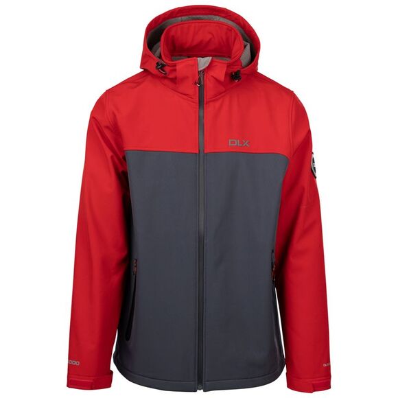 Trespass Mens Moyler DLX Soft Shell Jacket / Red